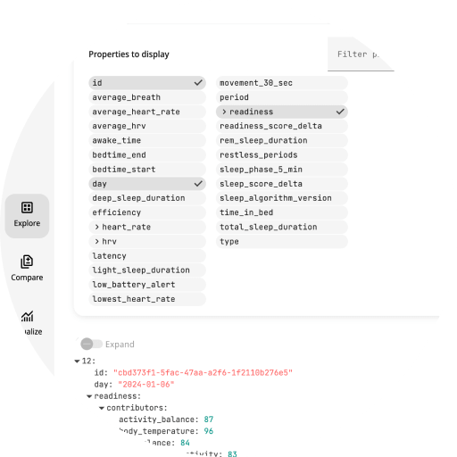 Experiri explore view screenshot